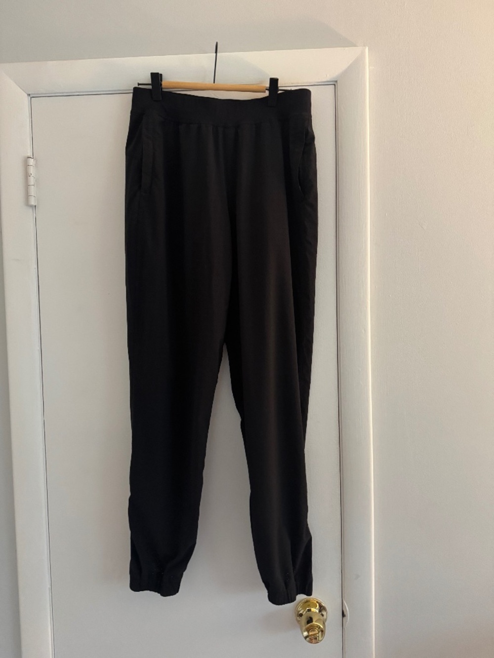 Lululemon Adapted State Perforated High-Rise Joggers Black Size 8